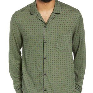 Kooples Paisley Green Button Down